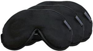 Triple Pack Wild Essentials Escape Sleep Mask Black Travel Kit - Picture 1 of 8