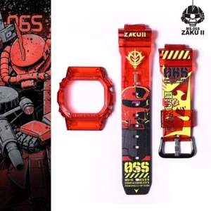 Accesorios para reloj Zaku II Astray Gundam banda personalizada y bisel G Shock DW5600 - Imagen 1 de 4