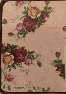 NIP Royal Albert RARE Old Country Roses Pink Corkbacked Coasters, Set of Four - Picture 1 of 1