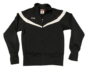 TYR Alliance Full Zip Track Jacket, Black & White, Women's Small - Picture 1 of 2