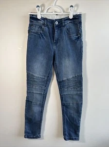art class Girls Size 8 Skinny Modern Design Jeans W/ Adjustable Waist Pre-Owned - Picture 1 of 12