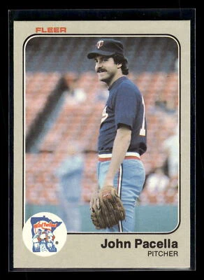 1983 Fleer Baseball #622 John Pacella Set Break Mint+ Minnesota Twins QTY - Image 1 of 2