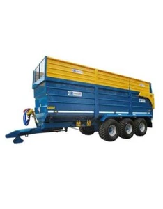 1:32 BRITAINS Kane Trailer Carrello Cassone Ribaltabile Blue Yellow LC43284 Mode - Picture 1 of 2