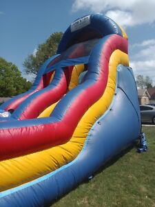 18 ' Commercial Inflatable Water Slide with Pool