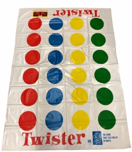 Vntage Original Twister Game Matt And Card Spinner by Milton Bradley - Picture 1 of 3