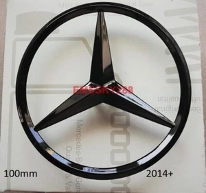 Insignia de estrella de arranque trasero negro brillante para Mercedes Clase C C63 C43 W205 cupé 2014-21 - Imagen 1 de 4