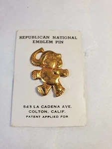 Vintage Republican National Emblem Pin - Picture 1 of 3