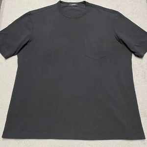 Todd Shelton T Shirt Mens L/XL Black Slub Luxury Bespoke Pocket USA Minimalist - Picture 1 of 8