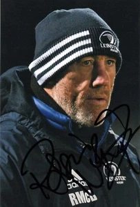 LEINSTER & WALES RUGBY UNION: ROBIN McBRYDE SIGNED 6x4 ACTION PHOTO+COA - Picture 1 of 1