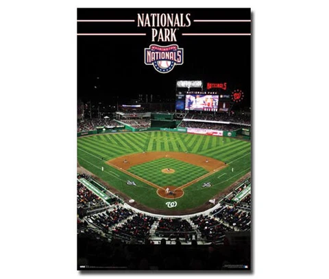 Washington Nationals OPENING SEASON GAME NIGHT (2008) Official MLB Wall POSTER Cover