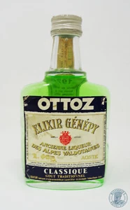 Miniature / Mignon Elixir Genepy OTTOZ 10cl (1976) - Imagen 1 de 2