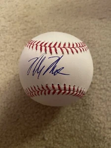 Mickey Moniak autographed baseball Phillies - Picture 1 of 1