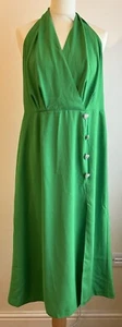 BNWT River Island Bright Apple Green Dress, UK Size 16. RRP £55. - Picture 1 of 11