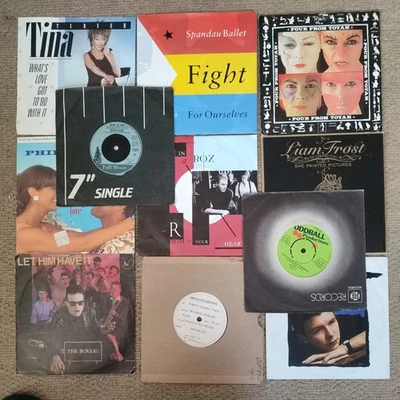 Eleven Various 7" Vinyl Singles All Nr Mint Condition Inc Liam Frost, Toyah etc - Image 1 of 4