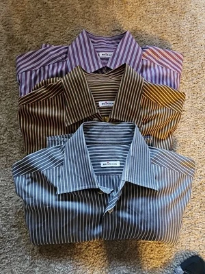 Lot Of 3 KITON Napoli Dress Shirts 15.5/39 - Image 1 of 4