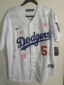 Nike Los Angeles Dodgers Freddie Freeman Tokyo Series Replica Jersey Size L #5 - Picture 1 of 9