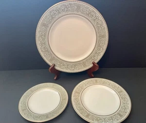 PLATOS DE MANTEQUILLA PAN ENSALADA CENA RENACENTISTA INGLÉS ROYAL DOULTON 3 PIEZAS - Imagen 1 de 5