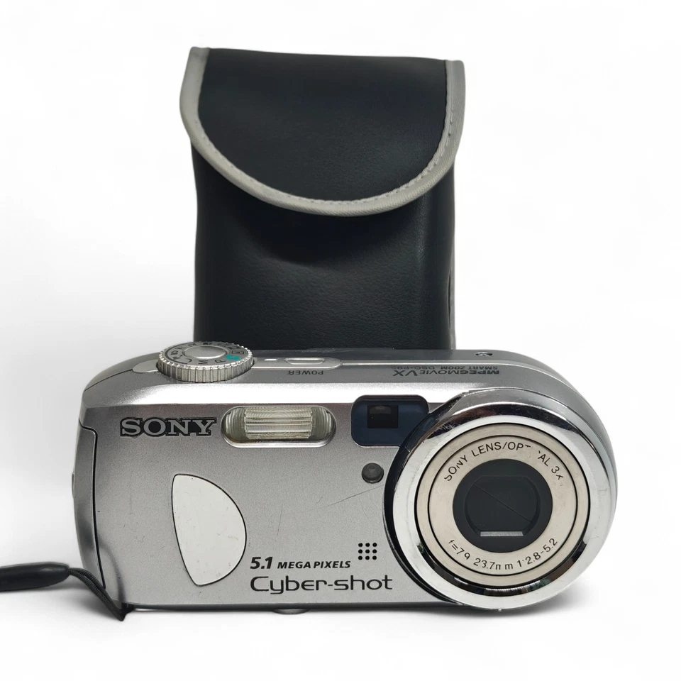 Sony Cyber-shot DSC-P93 5.1MP Digital Camera Retro Y2K Digicam + Case - Image 1 of 4