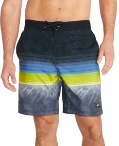 Speedo Mens Regular fit Swim Trunks Swimwear XXL Black Blue Green - Picture 1 of 1