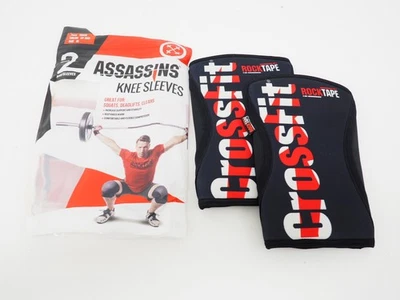 ¡NUEVO! RockTape Assassins Mangas de Soporte de Rodilla 7mm XL 41cm-46cm Rojo, Negro, Blanco Foto 1 de 4