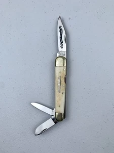 Vintage Parker Cutlery Kansas Cane Cutter Three Blade Whittler Knife - Picture 1 of 19