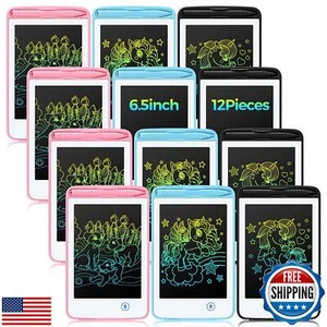Zhehao 12 Pcs LCD Writing Tablet Drawing Board Doodle Board Educational Toys  - Picture 1 of 5