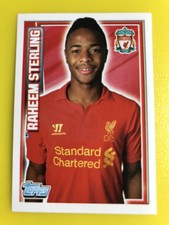 2013 Topps Merlin Premier League Raheem Sterling EPL Rookie Sticker