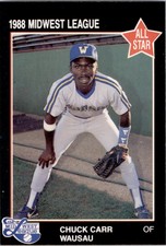 1988 Midwest League All-Stars Grand Slam #56 Chuck Carr