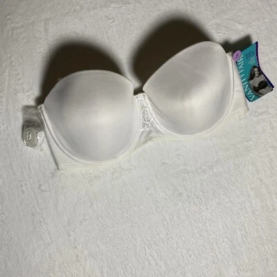 Vanity Fair  Womens Size 38D White  Lightly Lined With Strap Attachable Bra - Image 1 of 4