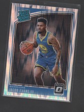 JACOB EVANS III 2018-19 PANINI DONRUSS OPTIC SHOCK RATED ROOKIE CARD #178