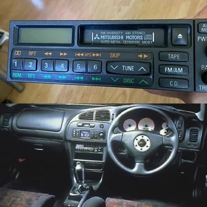 MITSUBISHI LANCER EVOLUTION OEM TAPE DECK CD EVO CP9A CN9A 4 5 6 IV INTERIOR JDM - Picture 1 of 6