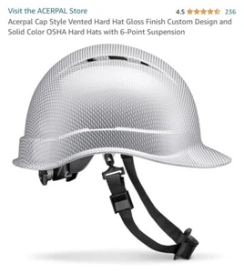 Acércala CAP Stil belüftete harte Mütze glänzende Oberfläche kundenspezifisches Design - Bild 1 von 6
