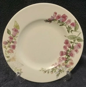 Pfaltzgraff CAPE MAY Salad Plate 8-1/4" Pink Floral fence Made in USA - Picture 1 of 5
