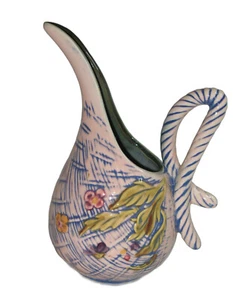 Vintage Hull USA Keramik Blüte Flite Krug 22oz T3 Mid-Century 1955 signiert - Bild 1 von 5