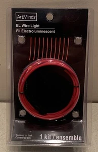 6 Foot EL Wire Light Kit with Battery Base by ArtMinds.  4 Modes.  NEW ~ Sealed - Picture 1 of 4