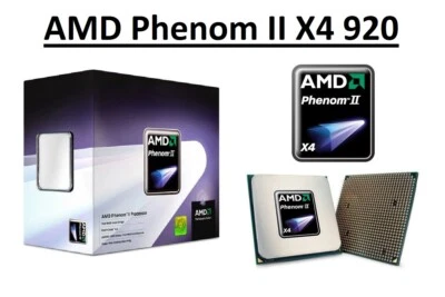 AMD Phenom II X4 920 Quad Core Processor 2.8 GHz, Socket AM2/AM2+, 125W CPU - Image 1 of 4