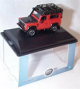 OXFORD 76LRDF008AD 1/76 Land Rover Defender 90 Phoenix Orange Adventure New  - Picture 1 of 1