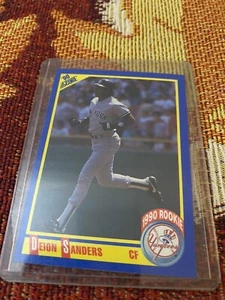 Deion Sanders 1990 Score Rookie Card #586 NY Yankees COMBO SHIPPING & SAVE $$$ - Picture 1 of 2