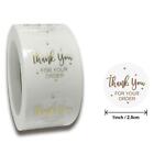 500pcs Thank You for Your Order Stickers Gold Foil Seal Labels for Small Shop