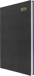 Collins Debden Collins Essential A4 Diary 2024 Daily Planner - A4 Size (Black) - Picture 1 of 6