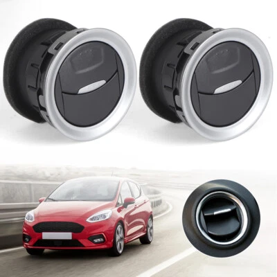2PC Front Air Vent Grille Diffuser Louver A/C Outlet For Ford Fiesta (2006-2016) - Image 1 of 4