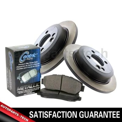 3X Centric Parts Disc Brake Pad Set Disc Brake Rotor Front For Volvo XC90 - Image 1 of 4