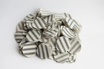 .50-.59 CALIBER 1 5/16" DRY PILLOW TICKING SHOOTING PATCH / QTY. 500 / EMSS5186F - Image 1 of 3