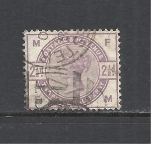 GRAN BRITÁNICA SCOTT 101 USADO EN MUY BUEN ESTADO - 1884 2,5p EDICIÓN LILA - REINA VICTORIA - Imagen 1 de 2