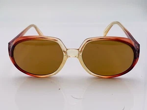 Vintage Rodenstock Exclusive 533 Brown Oval Sunglasses Germany FRAMES ONLY - Picture 1 of 8