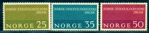 1963 Textile Industry,Swatches,fabric,inscription,Norway,Mi.500,MNH - Picture 1 of 1