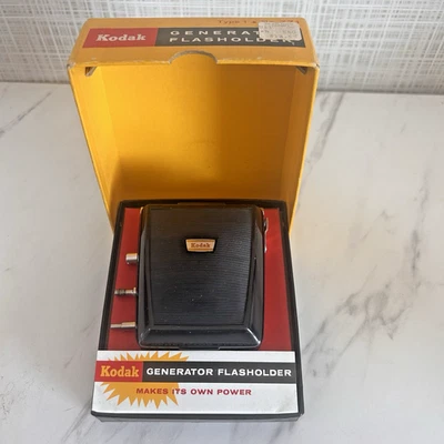 De colección Eastman Kodak Generador Flasholder Tipo Uno 771 con Caja Original EE. UU. BxPP Foto 1 de 4