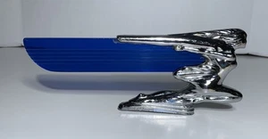 DE COLECCIÓN ORIGINAL PACKARD DIOSA DE LA VELOCIDAD COCHE CAPÓ ADORNO V801 1930’s - Imagen 1 de 8