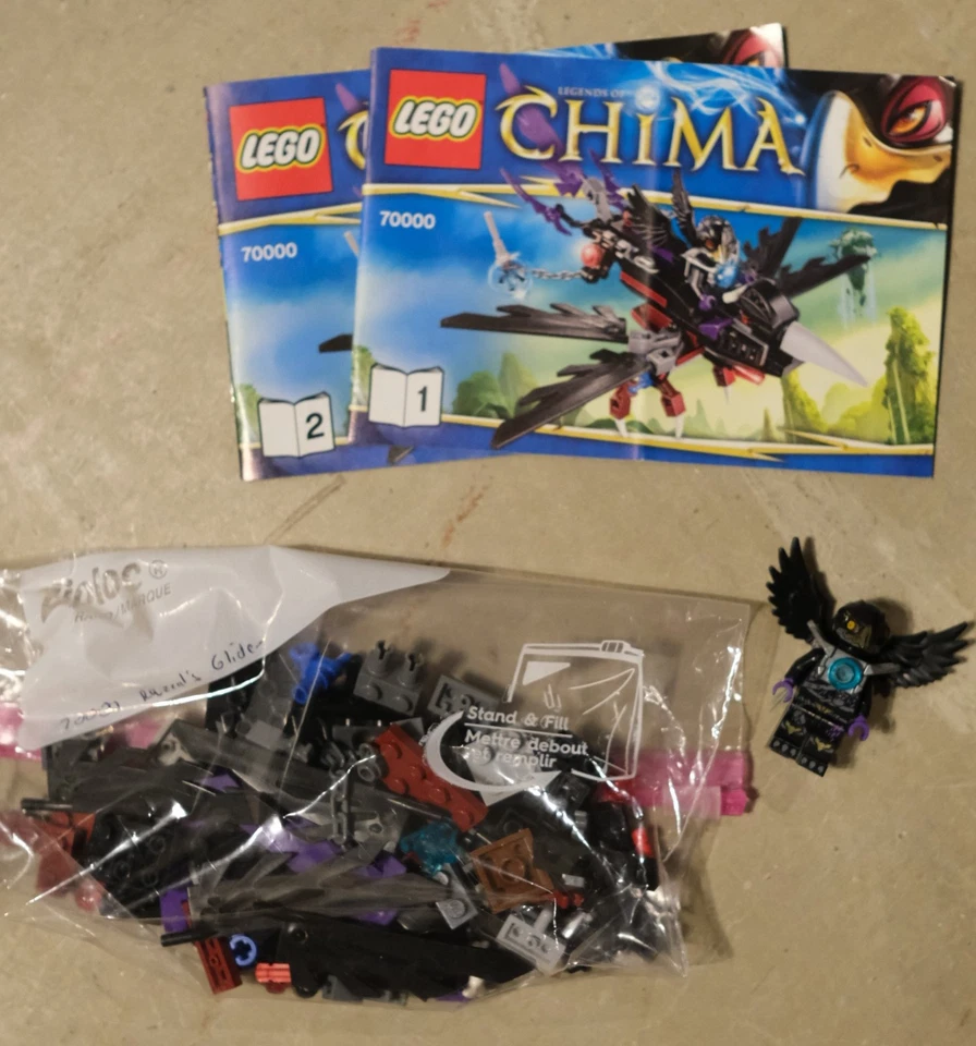 LEGO 70000 Razcal's Glider Completo Leyendas de Chima Foto 1 de 1