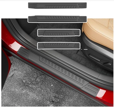 Protector de umbral de puerta compatible con accesorios Kia Sorento 2021-2025 (arroz) Foto 1 de 4